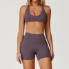 Yoga Wear Suppliers Sports Bra Manufacturers Criss Cross Straps Active Bra