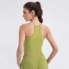 Wholesale Yoga Apparel Sports Bra Manufacturers Women Crew Neck Tank Top