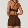 Yoga Wear Suppliers Sports Bra Manufacturers Criss Cross Straps Active Bra