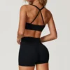 Yoga Wear Suppliers Sports Bra Manufacturers Criss Cross Straps Active Bra