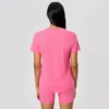 Personalised Gym Shirts Short Sleeve Yoga Top Workout T Shirt Manufacturer