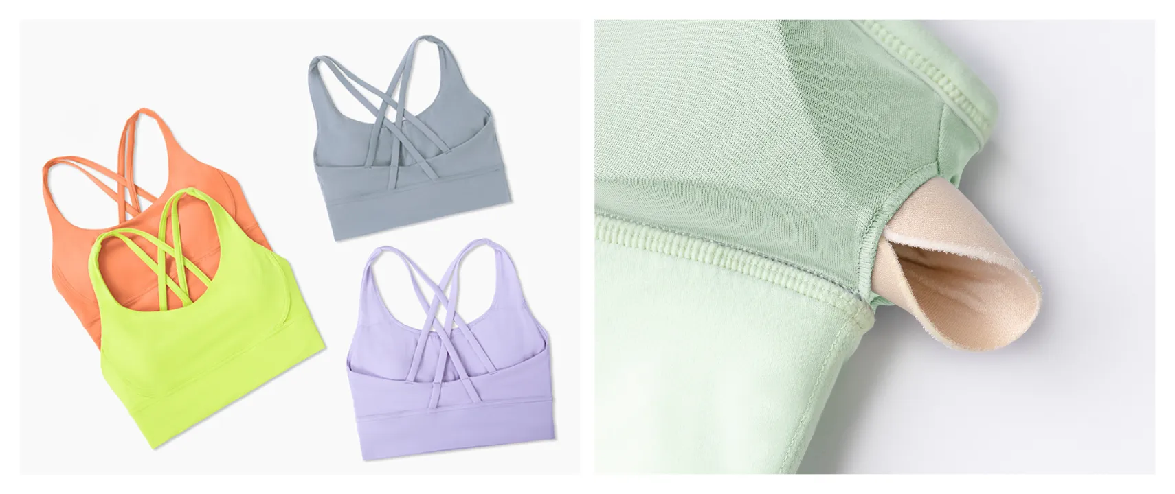 Removable Padding-Sports Bra Manufacturers