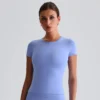 Short Sleeve Athletic Shirts​ Yoga Clothing Manufacturers​ Crew Neck T Shirts