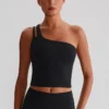 One-Shoulder Yoga Bra Sparked Apparel Sports Clothing Manufacturers
