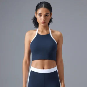 Gym Wear Tank Top Bulk Athletic Apparel Halter Sports Bra Activewear Manufacturer