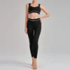 Custom Gym Wear Running Sport Manufacturers Wholesale Two Piece Fitness Set