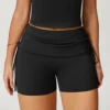 Folded Waist Gym Shorts with Drawstring Bulk Sportswear Athletic Wear Manufacturers