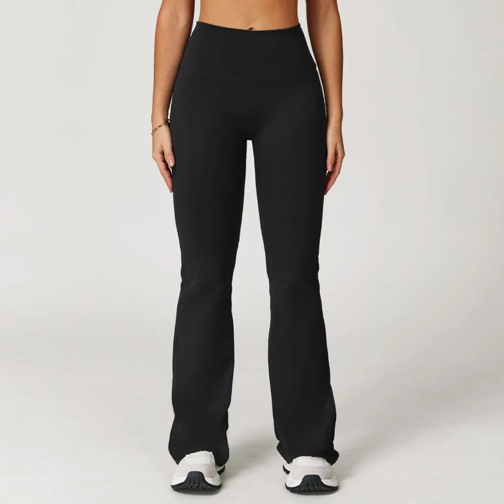 Flared Yoga Pants​ Wholesale Sports Clothing High Waist Butt Lifting Wide Leg Yoga Pants