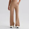 Wholesale Yoga Clothes High Waist Wide Leg Yoga Pants Flare Sweatpants with Pockets