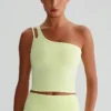 One-Shoulder Yoga Bra Sparked Apparel Sports Clothing Manufacturers