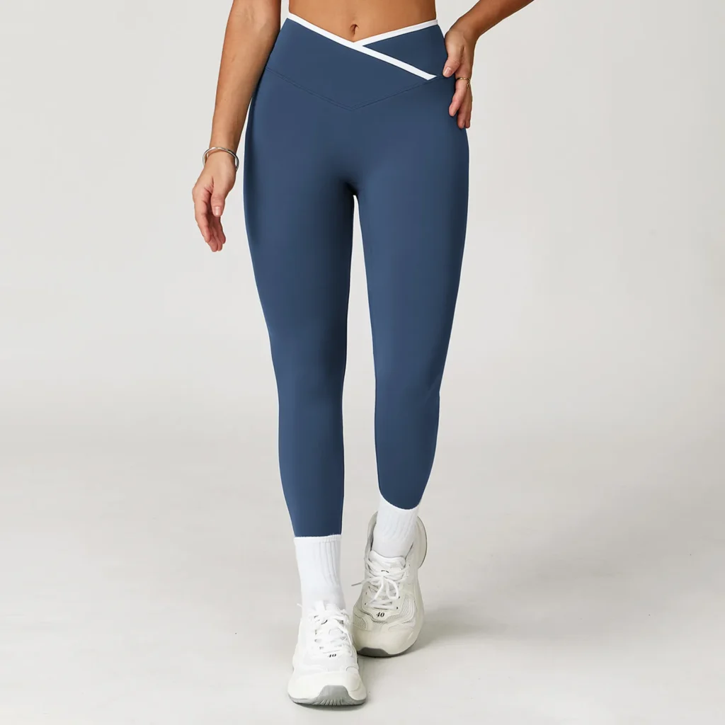 High Waist Yoga Pants Workout Leggings No Front Seam Wholesale Leggings Suppliers