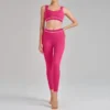 Custom Gym Wear Running Sport Manufacturers Wholesale Two Piece Fitness Set