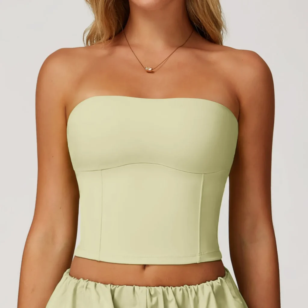 Fitness Tube Tops Wholesale Yoga Apparel Women Workout Clothes Manufacturer