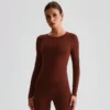 Slim Fit Long Sleeve Yoga Tops​ Sport Clothing Manufacturers Bulk Athletic Apparel