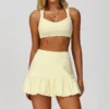 Custom Tennis Skirts Set Gym Apparel Manufacturer Wholesale Workout Clothes