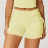 Folded Waist Gym Shorts with Drawstring Bulk Sportswear Athletic Wear Manufacturers