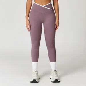 High Waist Yoga Pants Workout Leggings No Front Seam Wholesale Leggings Suppliers