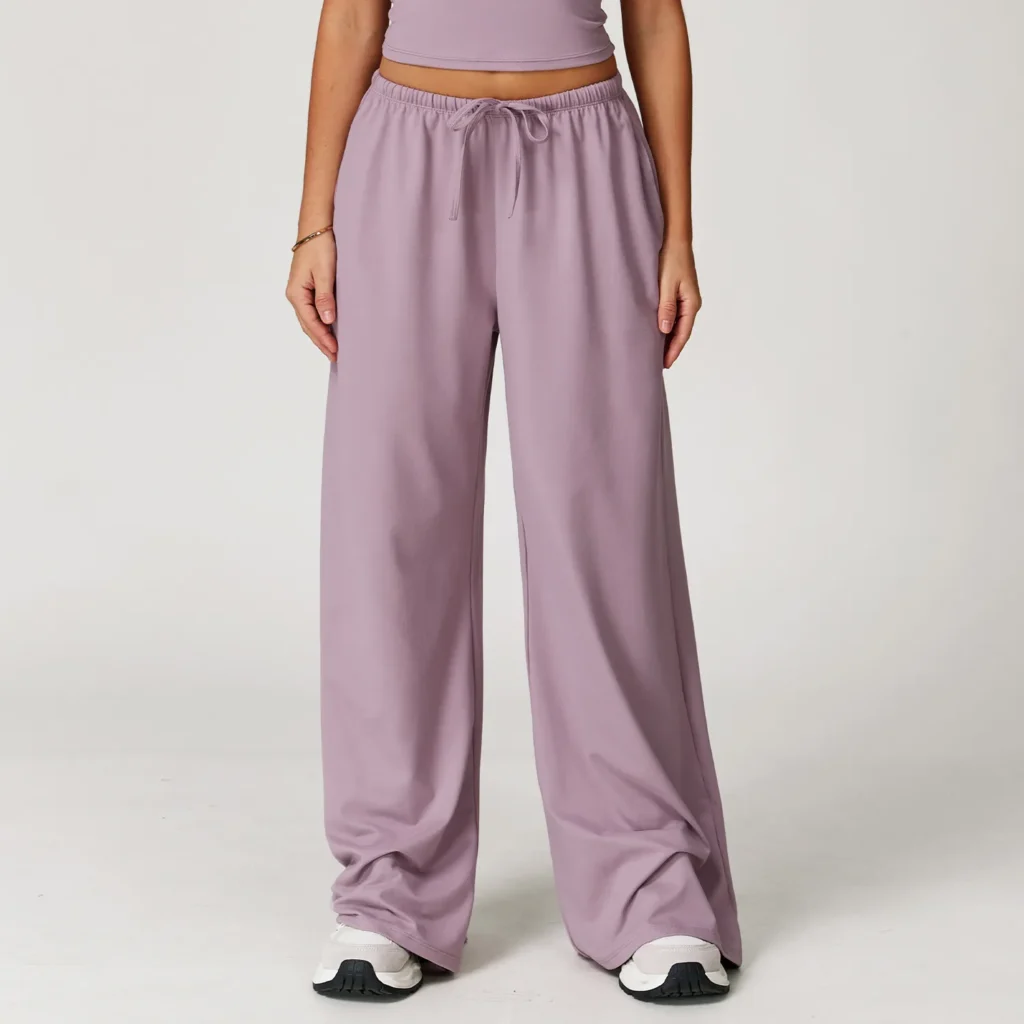 Elastic Waist Loose Sweatpant Active Wear Manufacturers Custom Gym Wear