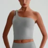 One-Shoulder Yoga Bra Sparked Apparel Sports Clothing Manufacturers