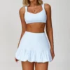 Custom Tennis Skirts Set Gym Apparel Manufacturer Wholesale Workout Clothes