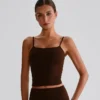 Wholesale Yoga Clothes Customized Bras Workout Crop Tank Top with Built in Bra