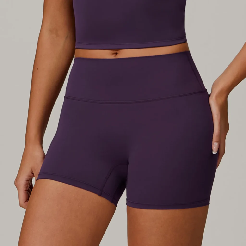 High Waist Workout Shorts Women Booty Biker Shorts Yoga Clothing Suppliers