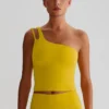 One-Shoulder Yoga Bra Sparked Apparel Sports Clothing Manufacturers