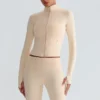 Slim Fit Workout Jackets Athletic Jackets with Thumb Holes Wholesale Activewear