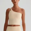 One-Shoulder Yoga Bra Sparked Apparel Sports Clothing Manufacturers
