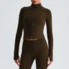 Slim Fit Workout Jackets Athletic Jackets with Thumb Holes Wholesale Activewear