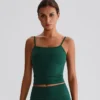 Wholesale Yoga Clothes Customized Bras Workout Crop Tank Top with Built in Bra