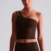 One-Shoulder Yoga Bra Sparked Apparel Sports Clothing Manufacturers