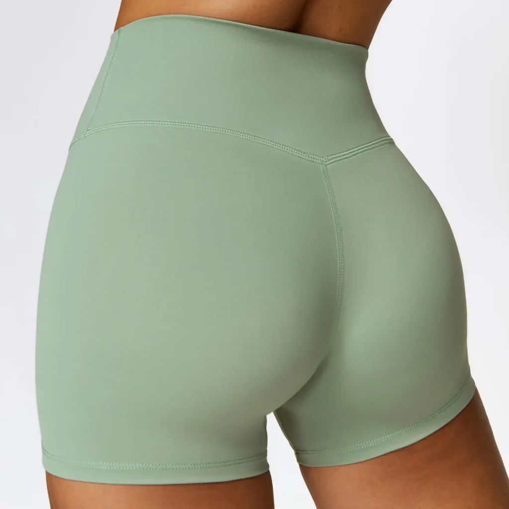 High Waist Workout Shorts Women Booty Biker Shorts Yoga Clothing Suppliers