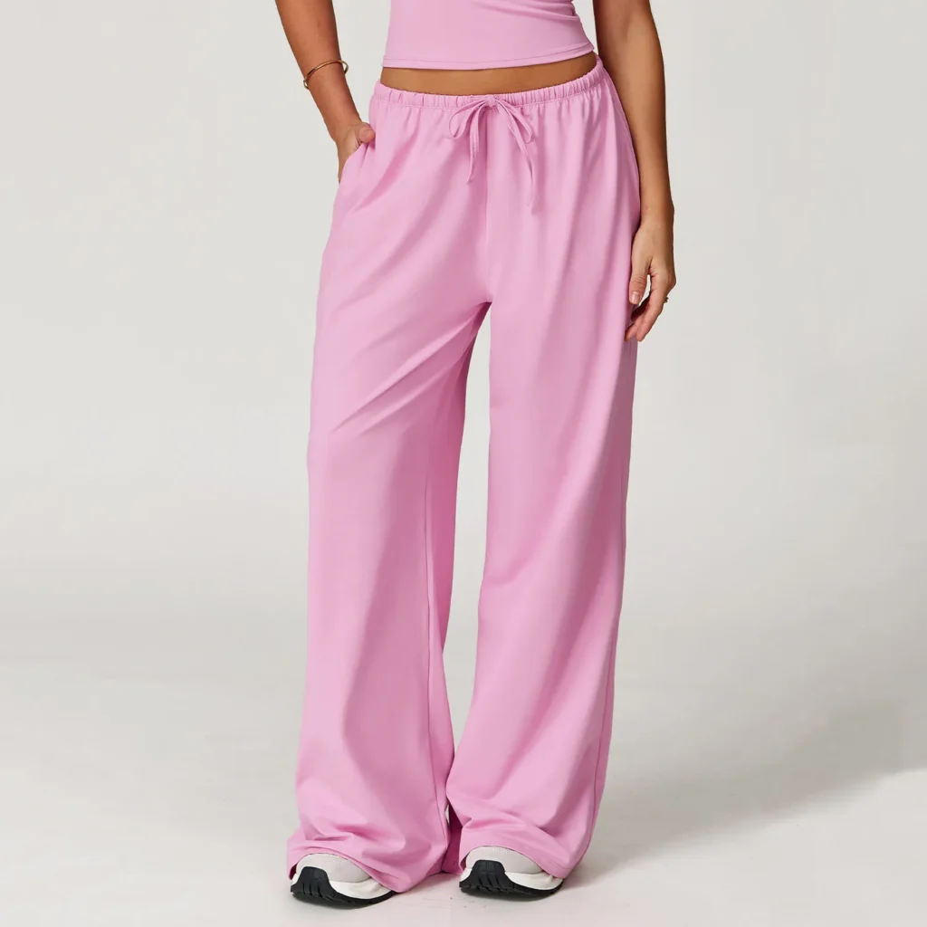 Elastic Waist Loose Sweatpant Active Wear Manufacturers Custom Gym Wear