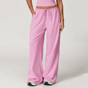 Elastic Waist Loose Sweatpant Active Wear Manufacturers Custom Gym Wear