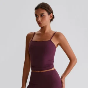 Wholesale Yoga Clothes Customized Bras Workout Crop Tank Top with Built in Bra