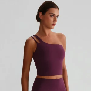 One-Shoulder Yoga Bra Sparked Apparel Sports Clothing Manufacturers