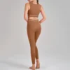 Custom Gym Wear Running Sport Manufacturers Wholesale Two Piece Fitness Set