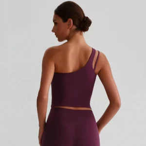 One-Shoulder Yoga Bra Sparked Apparel Sports Clothing Manufacturers