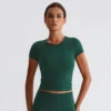 Short Sleeve Athletic Shirts​ Yoga Clothing Manufacturers​ Crew Neck T Shirts