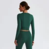 Slim Fit Long Sleeve Yoga Tops​ Sport Clothing Manufacturers Bulk Athletic Apparel