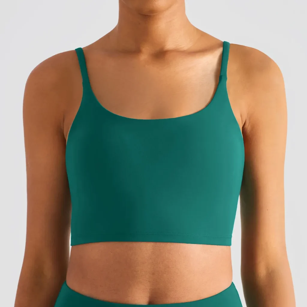 Custom Workout Apparel Sports Bra Fabric Lycra Athletic Wear Manufacturers