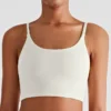 Custom Workout Apparel Sports Bra Fabric Lycra Athletic Wear Manufacturers