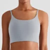 Custom Workout Apparel Sports Bra Fabric Lycra Athletic Wear Manufacturers