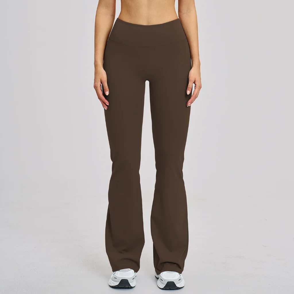 Flared Yoga Pants Wholesale Sports Clothing High Waist Wide Leg Yoga Pants