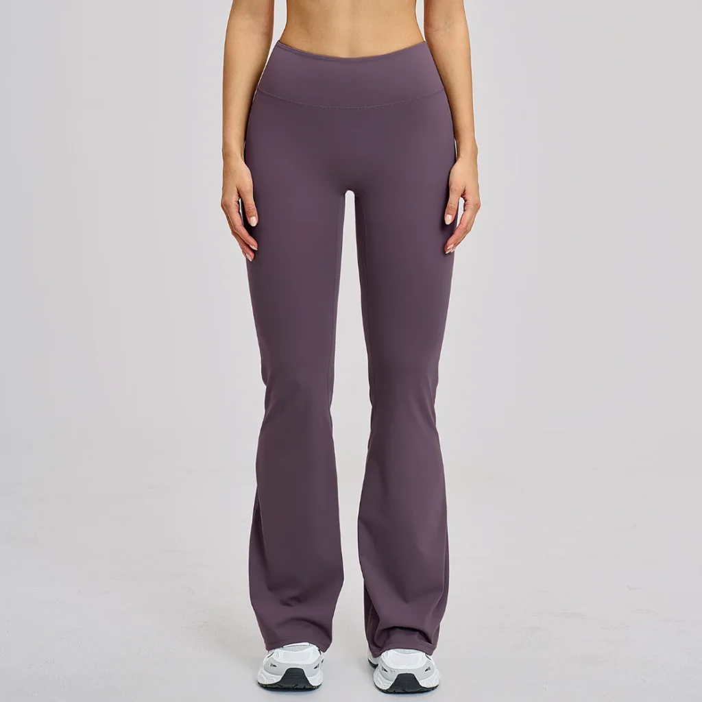 Flared Yoga Pants Wholesale Sports Clothing High Waist Wide Leg Yoga Pants
