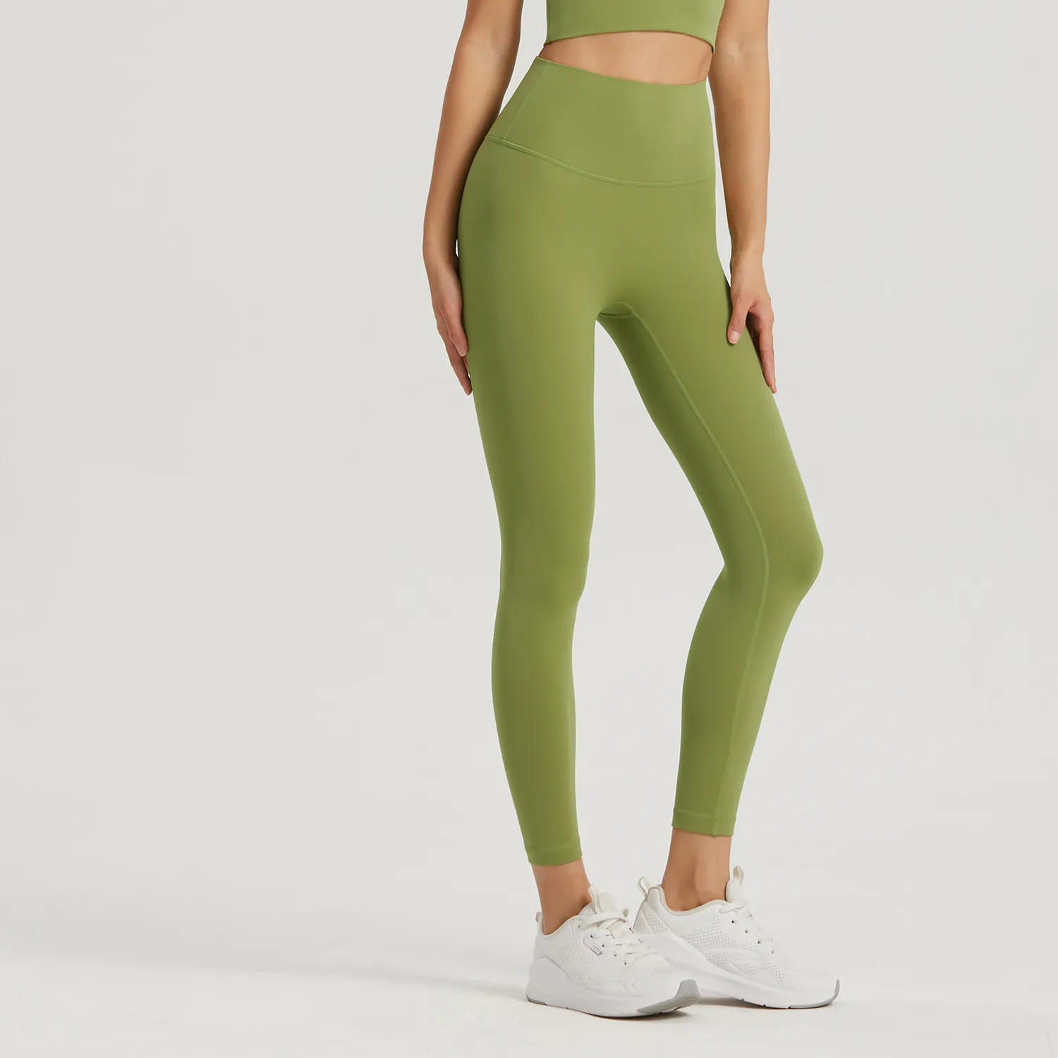 New Belly-Tightening Anti-Curling Wholesale Active Wear Yoga Leggings Manufacturers