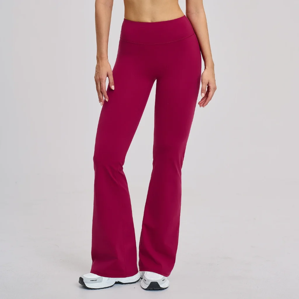 Flared Yoga Pants Wholesale Sports Clothing High Waist Wide Leg Yoga Pants
