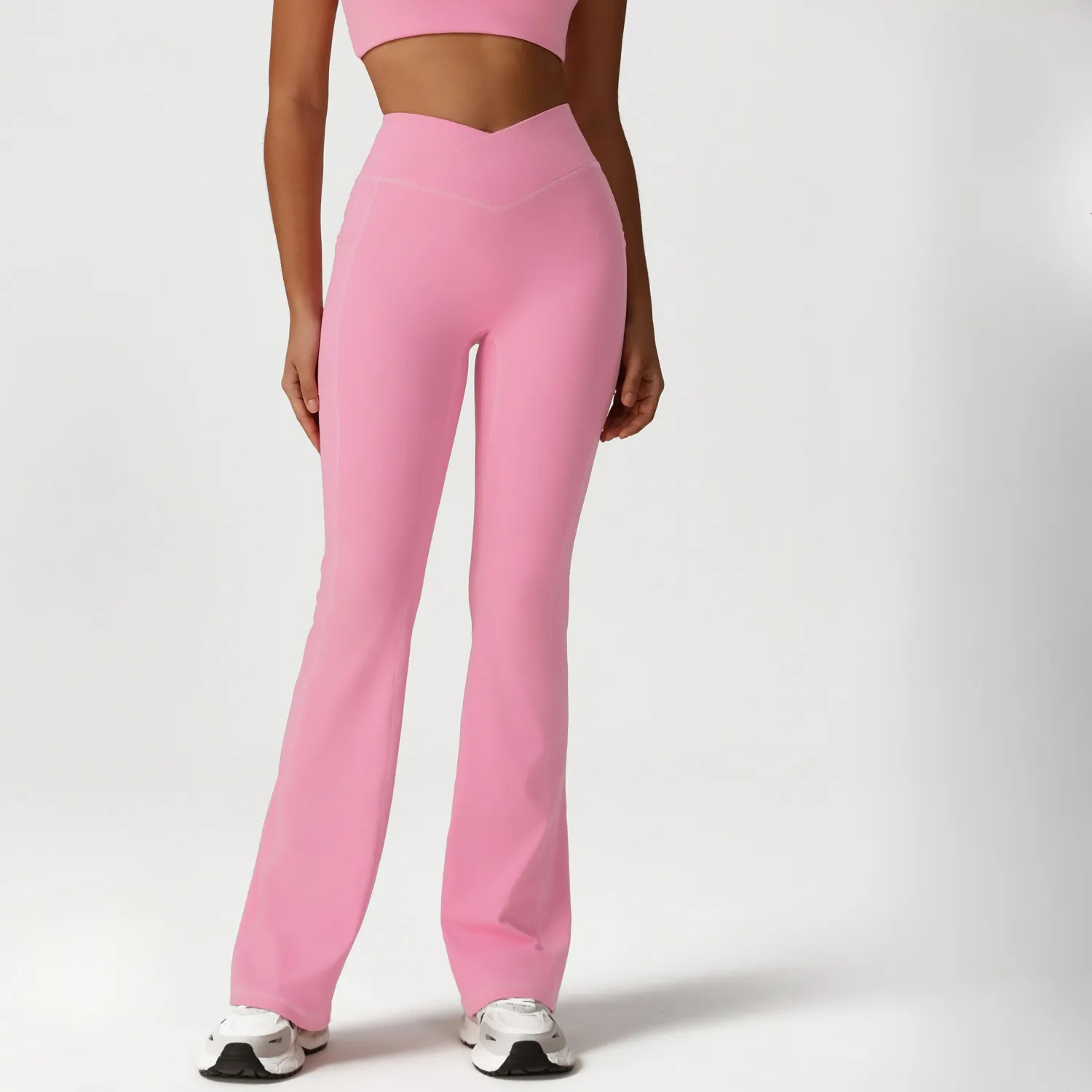 Cross High Waist Flared Yoga Pants Casual Hip Lift Gym Clothing Suppliers