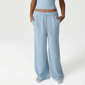 Sparks Apparel Yoga Flared Pants with Drawstring Straight Gym Suppliers